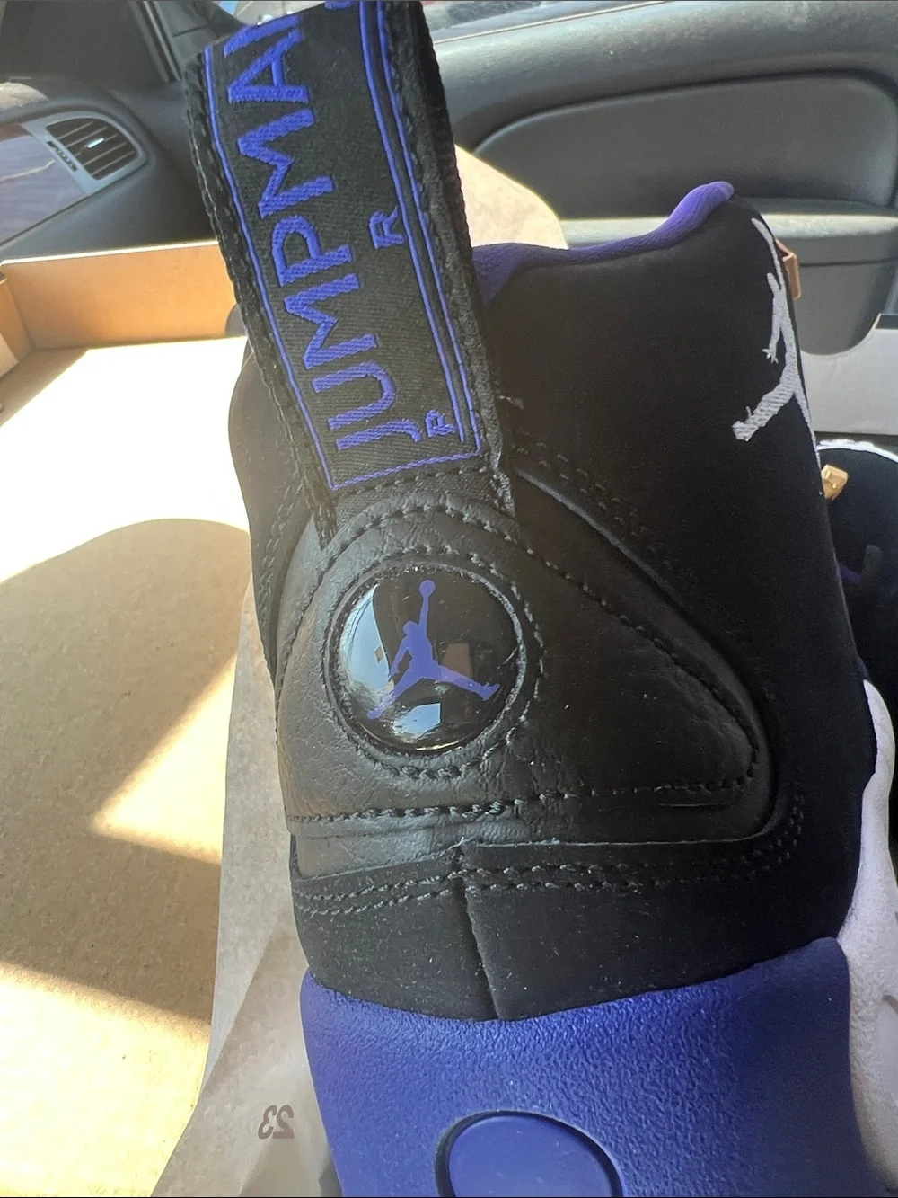 Jordan Box with Gold Jumpman Emblem